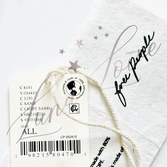 FREE PEOPLE Bobbi Slouch Suede Tote In Sand NWT - Picture 8 of 8